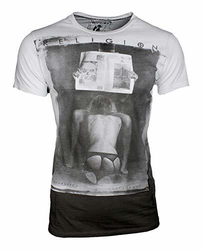 Fashion Religion Clothing Camiseta Rel Papel - Blanco