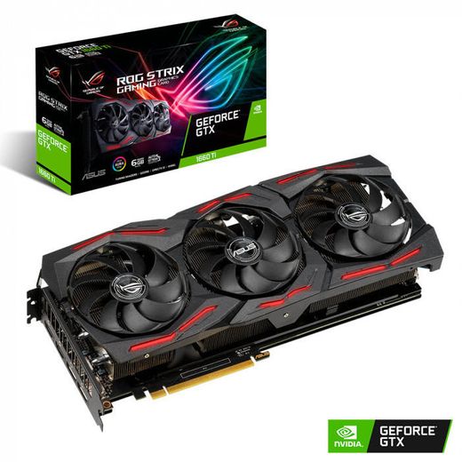 Placa Gráfica Asus ROG Strix GeForce GTX 1660 Ti Gaming 6GB