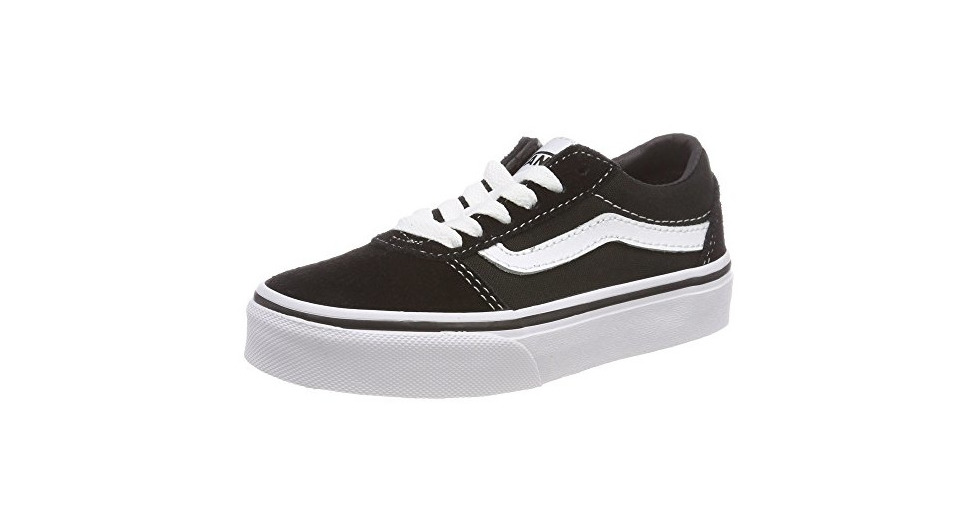 Moda Vans Ward Suede/Canvas, Zapatillas Unisex Niños, Negro