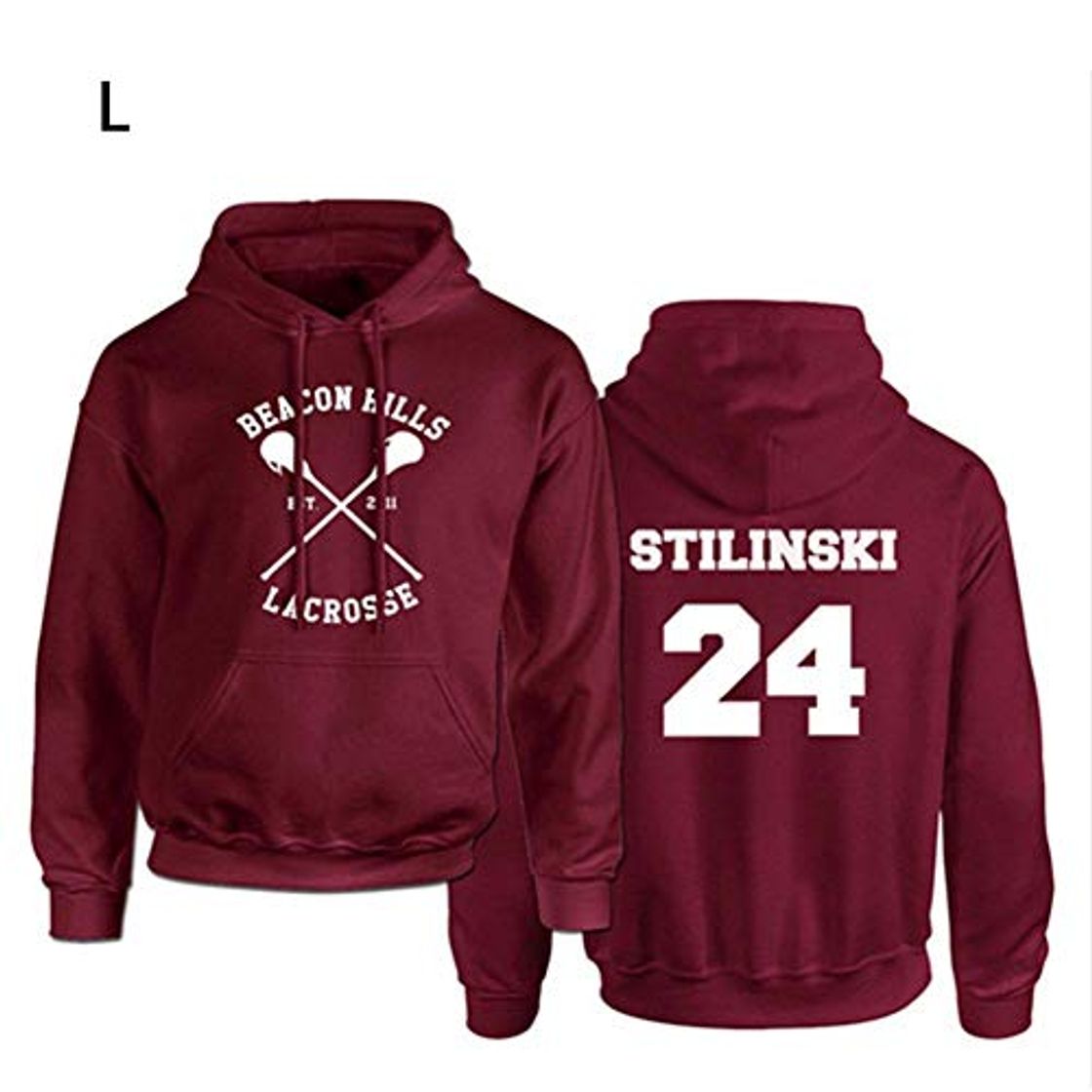 Fashion rosemaryrose Ropa De Invierno Mujer Chaquetas Mujer Invierno Suéter con Capucha Beacon Hills Lacrosse Hoodie Teen Wolf MCCALL Stilinski Lahey Sudadera Unisex