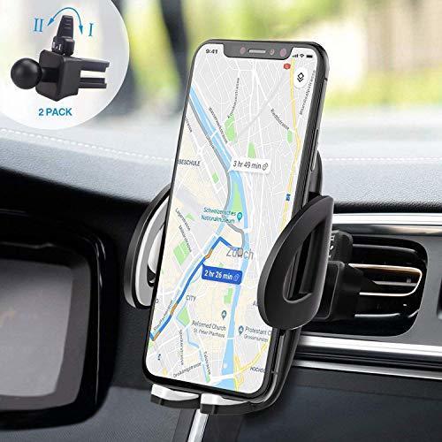 Social IZUKU Soporte Movil Coche Ventilación con [2 Clips de ventilación] Universal 360