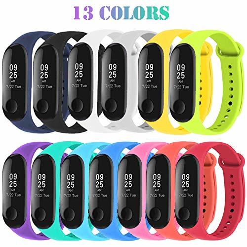 Electrónica Madozon 13 Piezas Correas para Xiaomi Mi Band 3