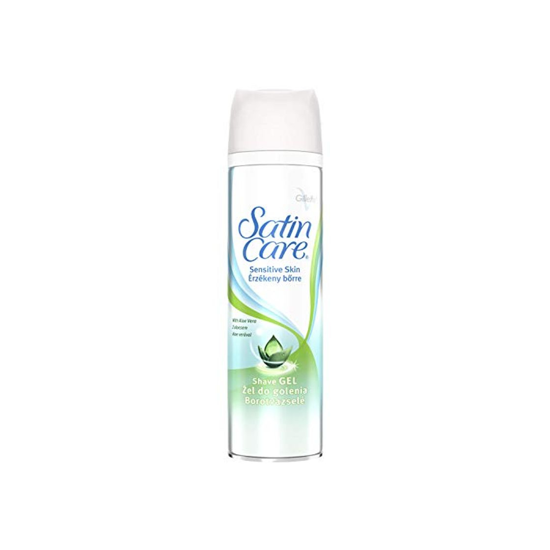 Social Gillette Satin Care Gel de Depilación Para Mujer Piel Sensible