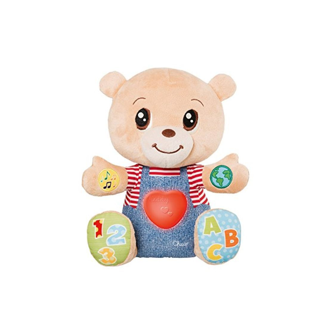 Social Chicco- Teddy enseña emociones, Multicolor