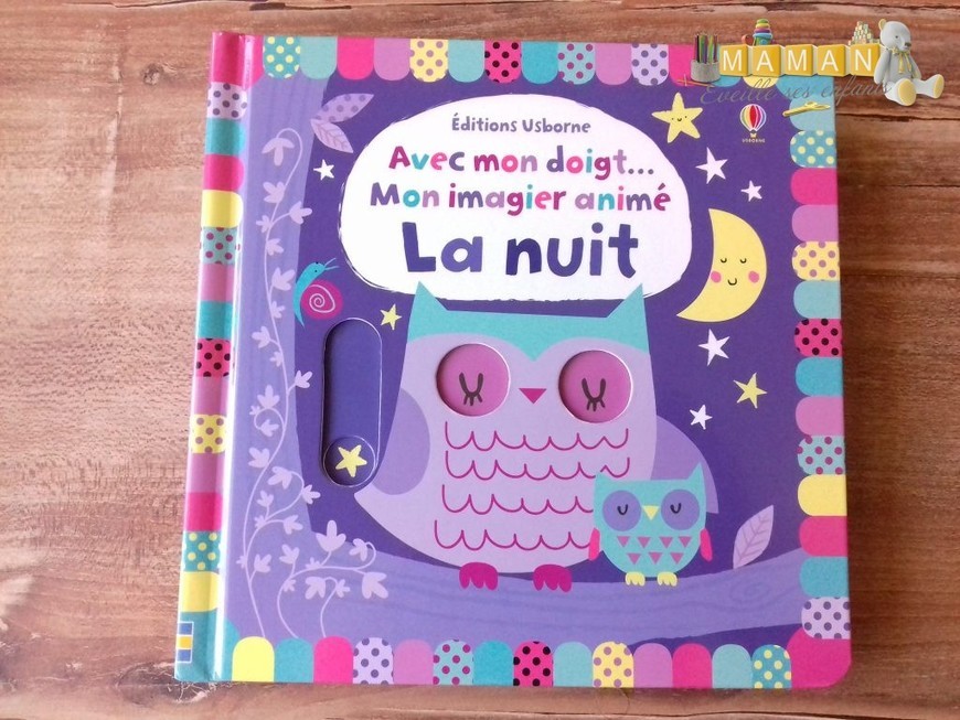 Libro Mon imagier animé La nuit