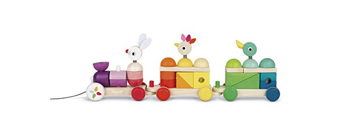 Producto Janod- Tren Gigante Multicolor Zigolos