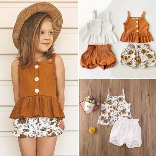 Conjunto para menina 1-5 anos