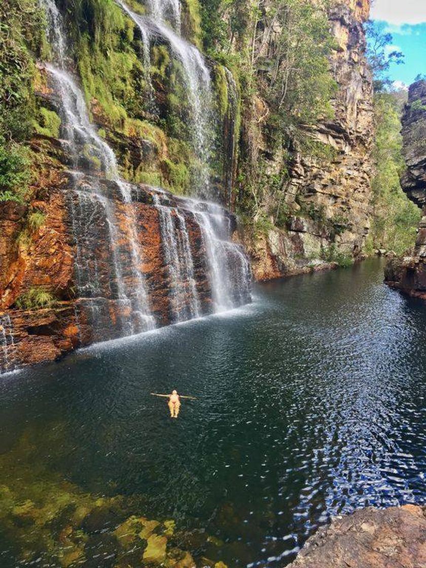 Moda Cachoeira Almécegas - Chapada dos Veadeiros - Goiás 💚