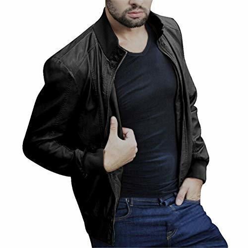 Autumn Men Fashion Motorcycle Leather et Slim Fit Coats Male Casaco Masculino