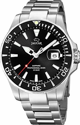 Fashion Reloj Jaguar Acamar J860/D Esfera Negra y Bisel Negros 44 mm diámetro