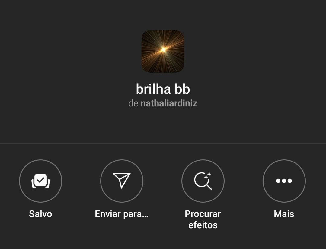 Moda Efeito brilha bb