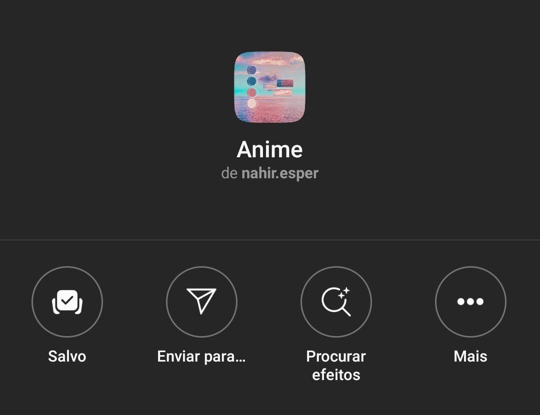 Moda Efeito Anime