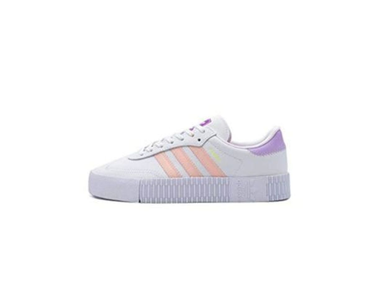 Moda adidas SAMBAROSE W, Zapatillas de Running para Mujer, Ftwwht Hazcor Shopur, 40