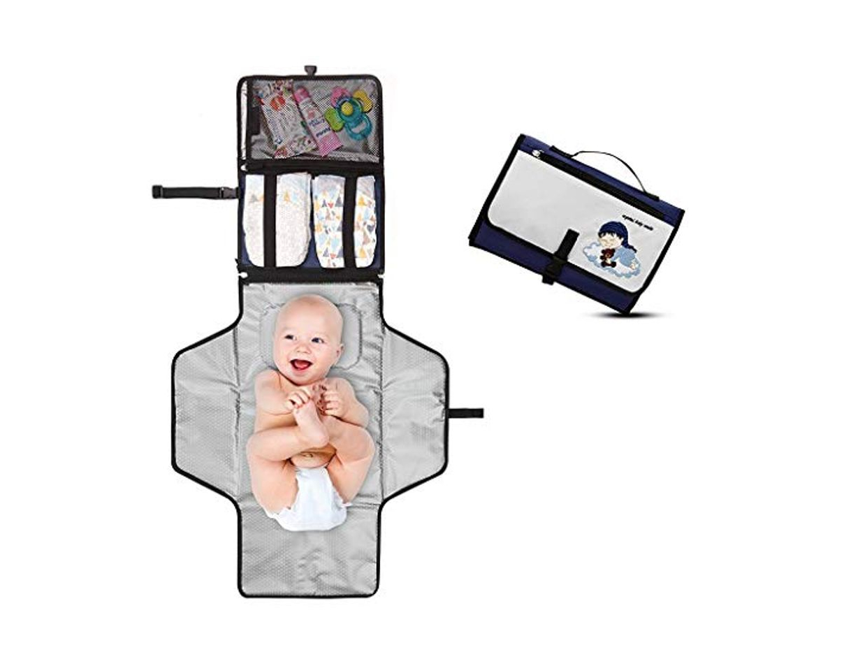 Social Cambiador Portátil de Pañales para Bebé - Kit Cambiador de Viaje -