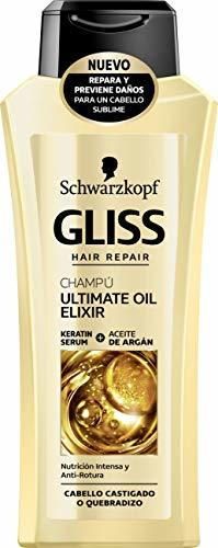 Gliss - Champú Ultimate Oil elixir - Para cabellos quebradizos y con