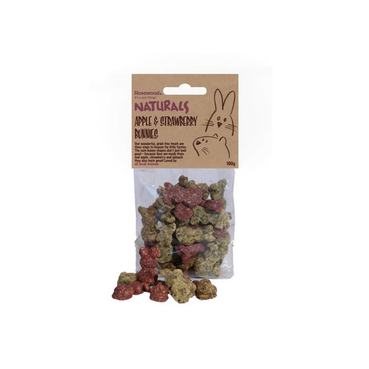 Apple & Strawberry Bunnies 100g