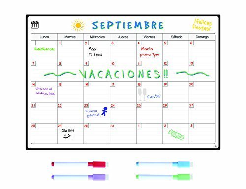 Social SmartPanda Calendario Magnético para Nevera - Una Manera Perfecta de Organizarse -