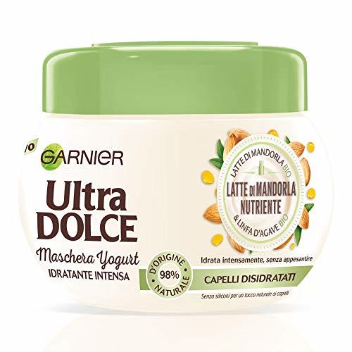 Beauty Garnier - Mascarilla ultrasuave para cabello nutritivo con leche de almendra orgánica