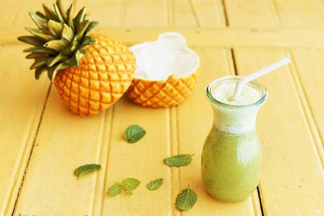 Restaurants Suco de abacaxi com hortelã 🍍🍃