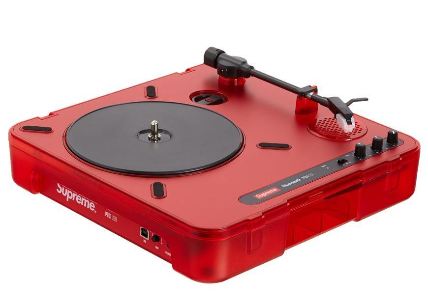 Moda Supreme Numark PT01 Portable Turntable Red 