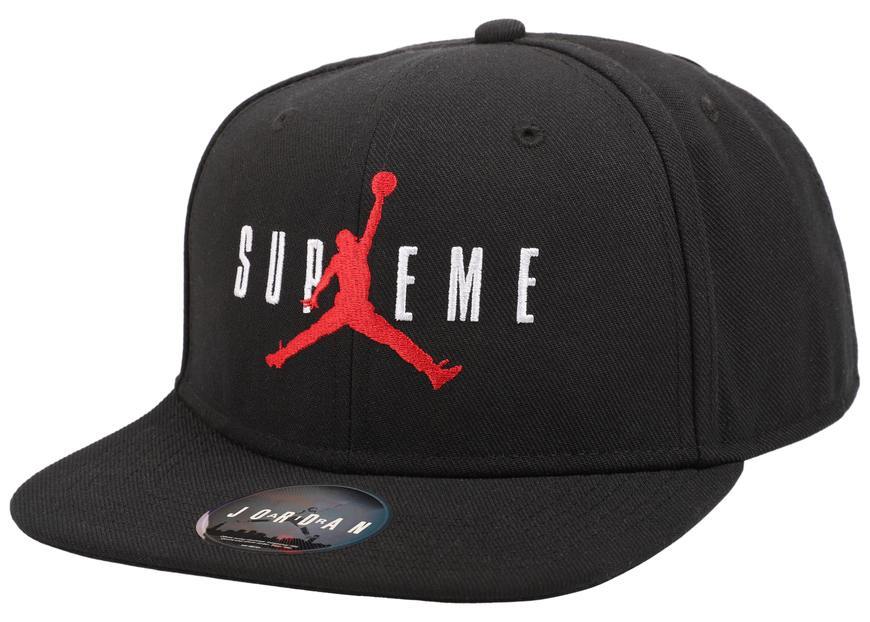 Fashion Supreme Jordan 6 Panel Hat Black 