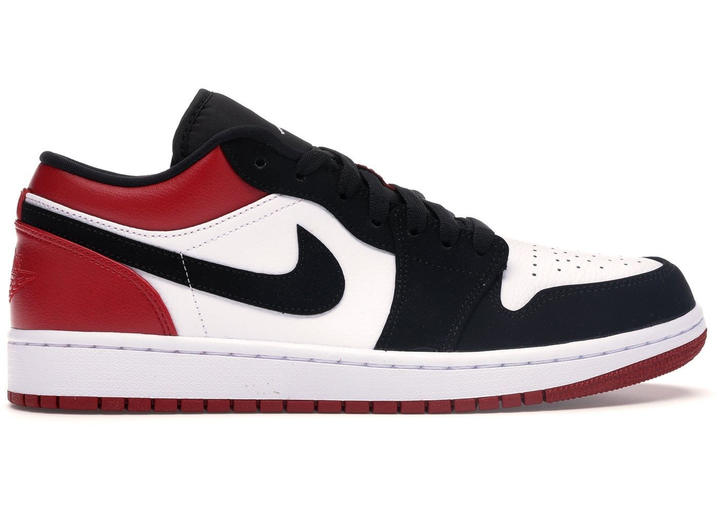 Moda Nike Jordan 1 Low Black Toe 