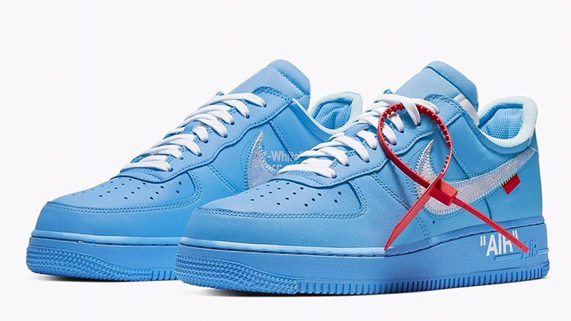 Moda Nike Air Force 1 Low Off-White MCA University Blue