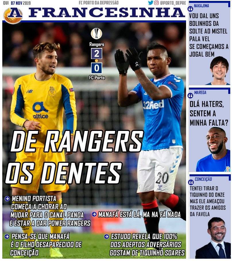 Social A FRANCESINHA #15

DE RANGERS OS DENTES 