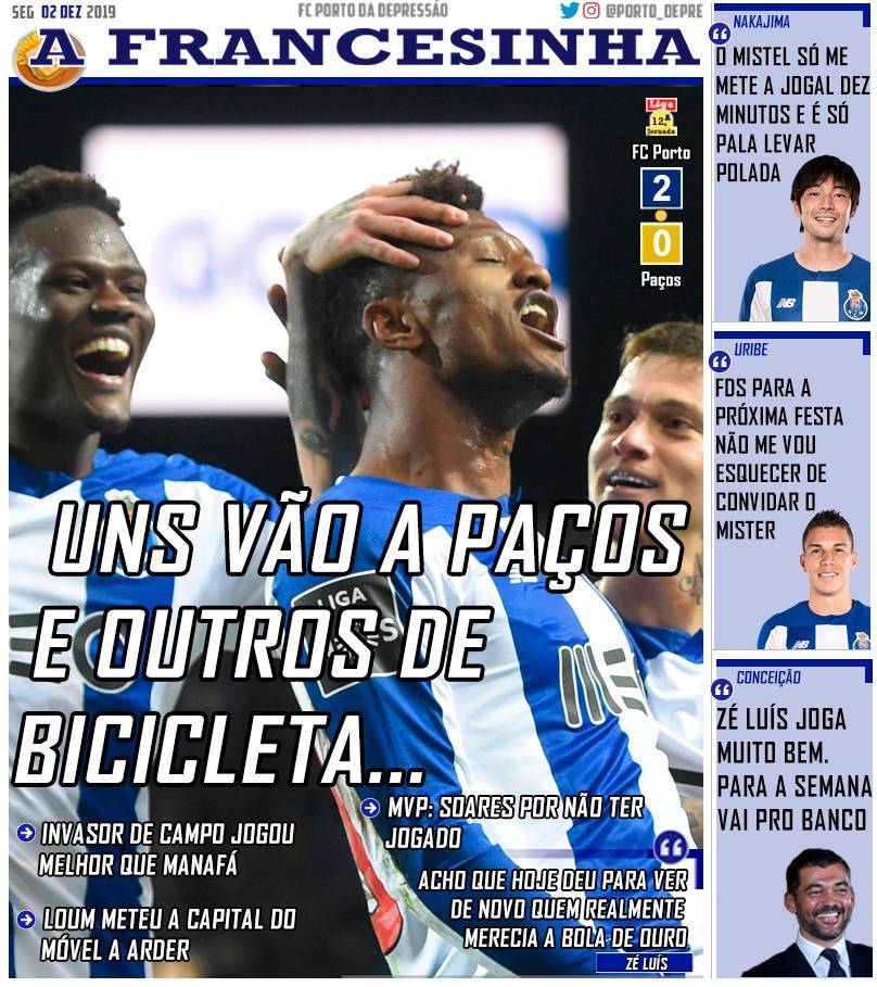 Social A FRANCESINHA #19

UNS VÃO A PAÇOS E OUTROS DE BICICLETA...