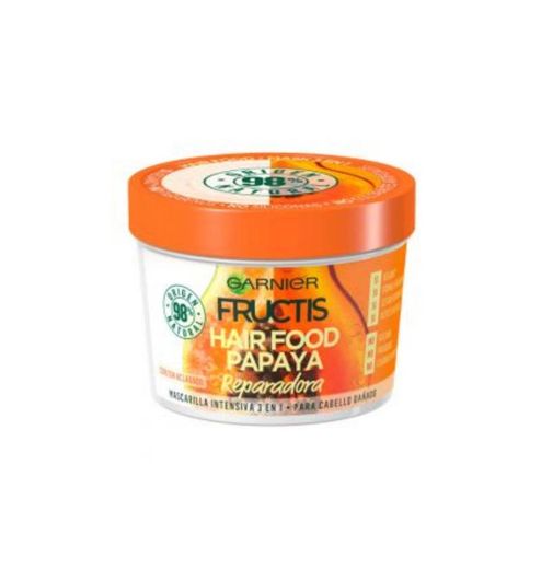 Garnier FRUCTIS HAIR FOOD papaya mascarilla reparadora 390 ml