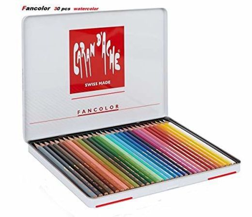 Caran d-Ache Fancolor - Juego de lápices de color lápices de acuarela