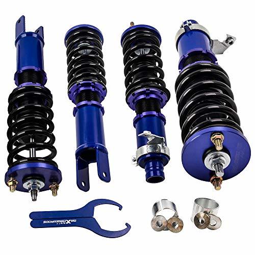 Social maXpeedingrods Coilover Amortiguador Suspensión Roscada para CIVIC CRXDA Integra 88-91