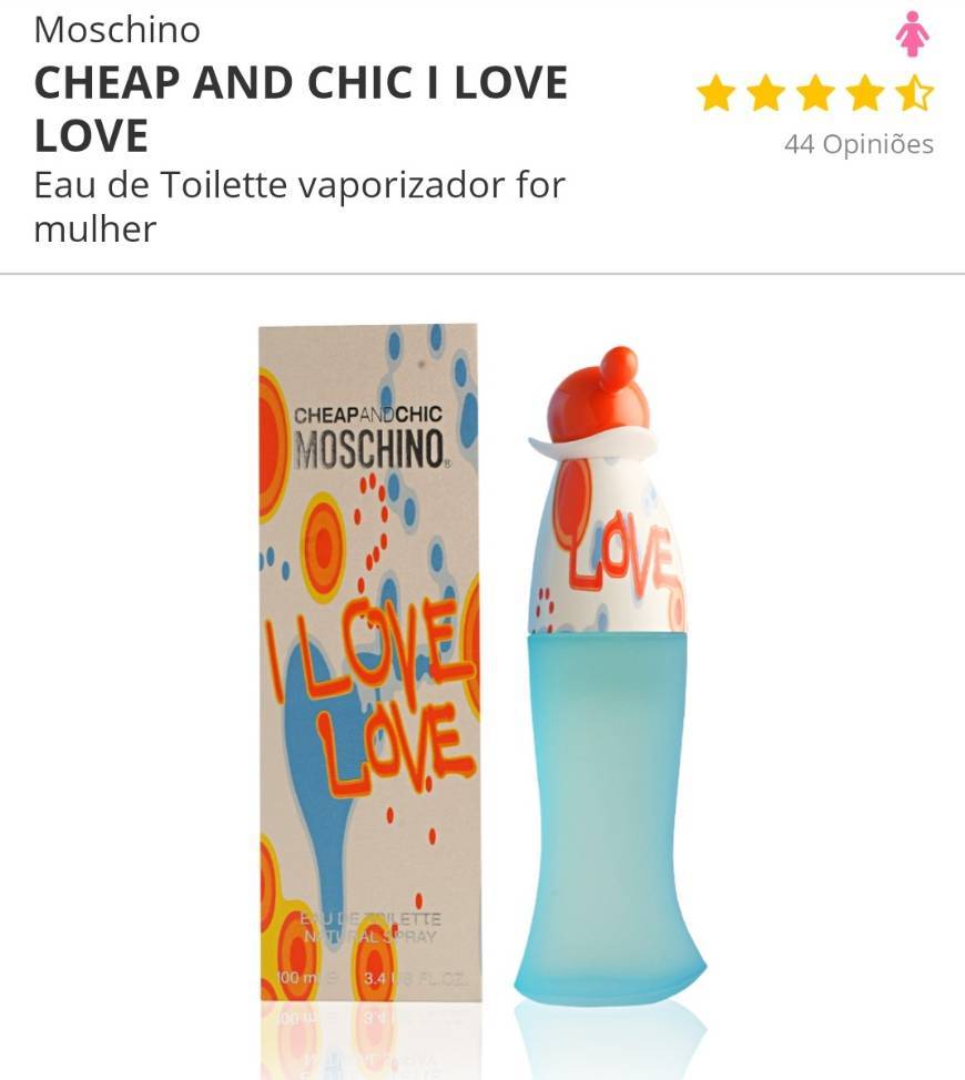 Producto CHEAP AND CHIC I LOVE LOVE Eau de Toilette for mulher