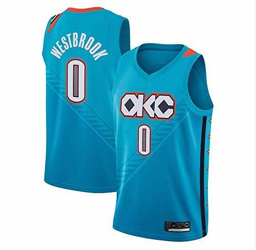 Place Ropa De Baloncesto para Hombre-Houston Rockets/Oklahoma City Thunder # 0 Westbrook Camiseta