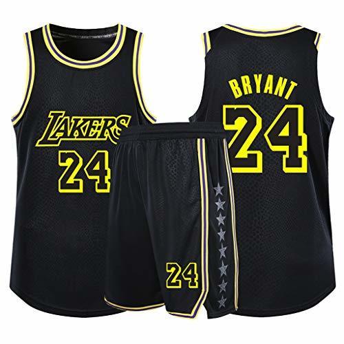 Product Dray Kobe Bryant NBA Lakers No. 24 Los Angeles Basketball Clothes Set