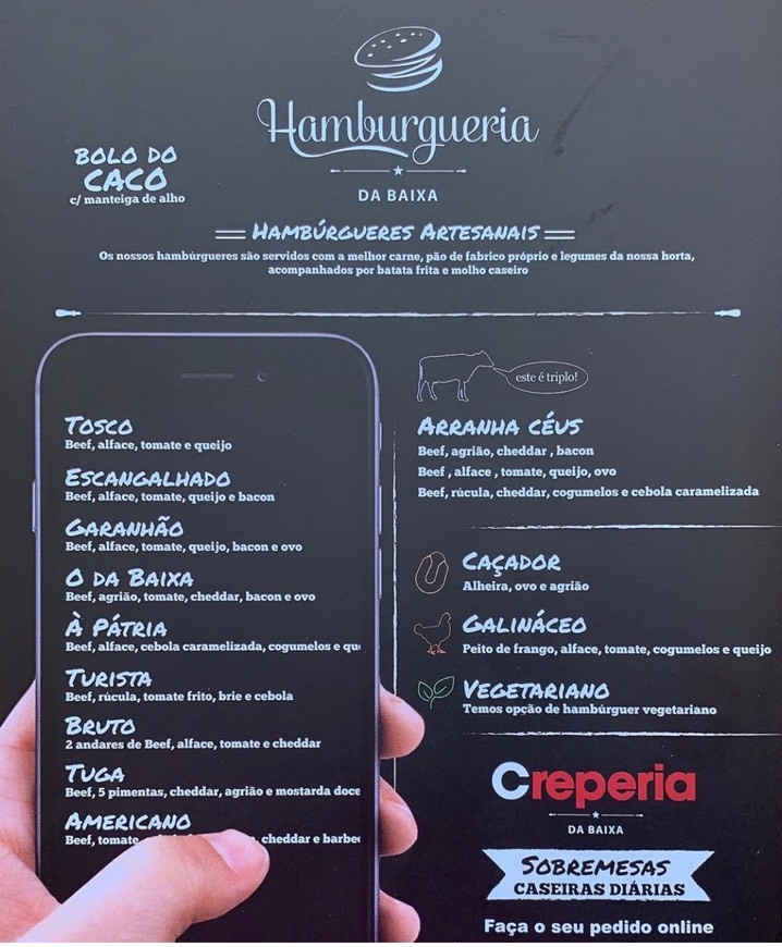 Restaurantes Hamburgueria da Baixa