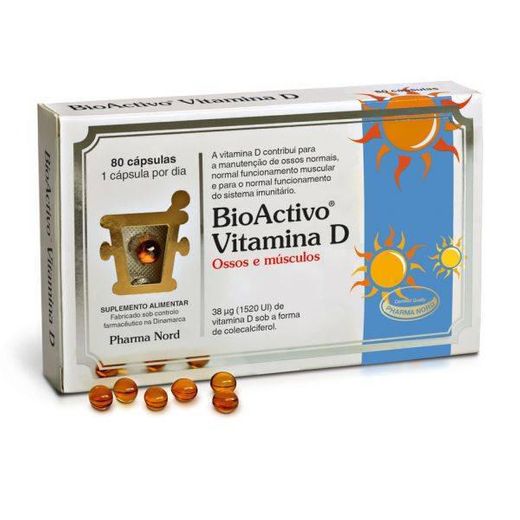 Vitamina D em cápsulas 