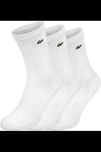 Moda Lacoste Men's 3 Pack Logo Socks, White
5.0 out of 5 stars