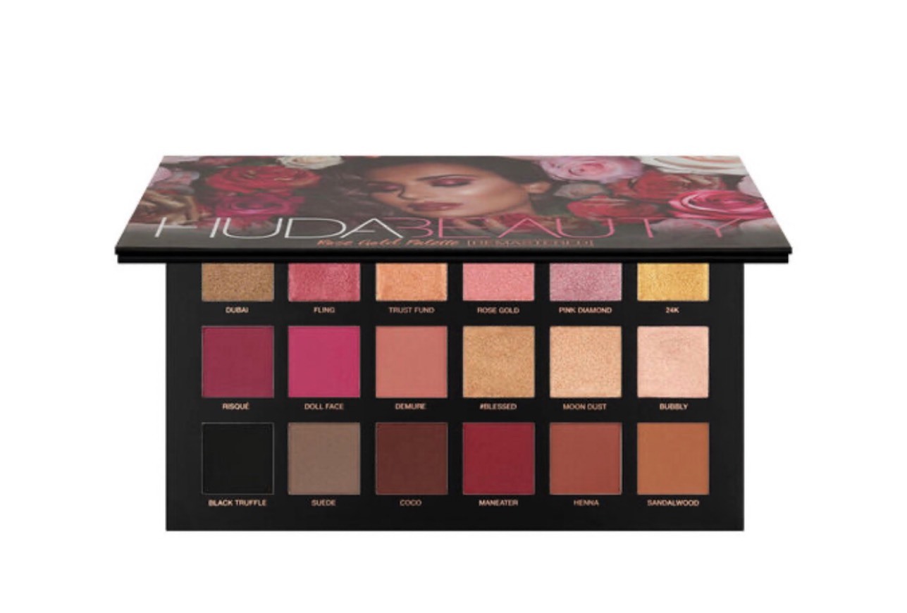 Fashion Huda beauty rose gold palette