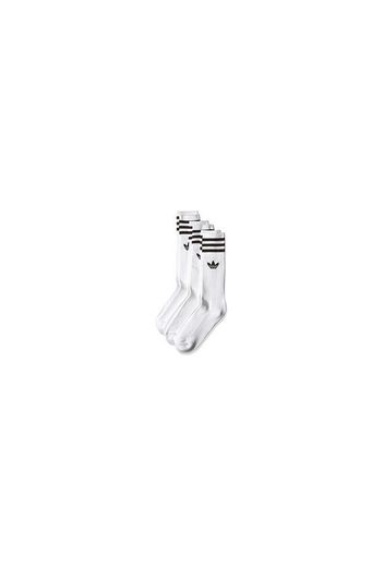 Adidas Solid Crew, Calcetines Unisex Adulto, blanco