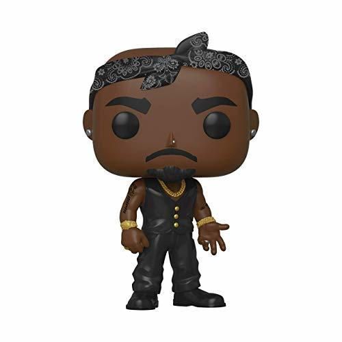 Funko- Pop Rocks Tupac Collectible Toy, Multicolor