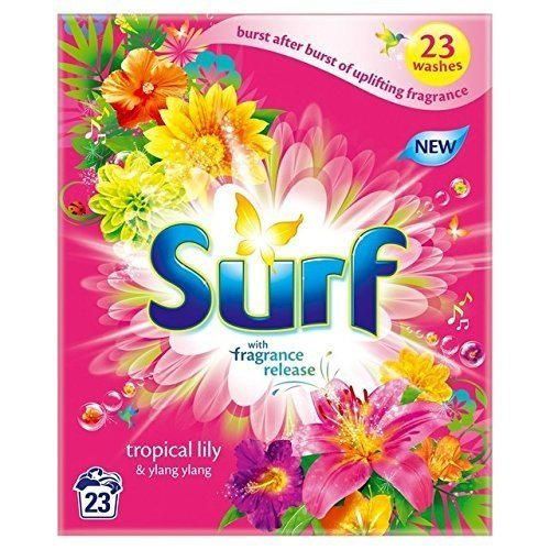 Surf Tropical Lily Bio lavandería en polvo 23 Wash 1.61 kg