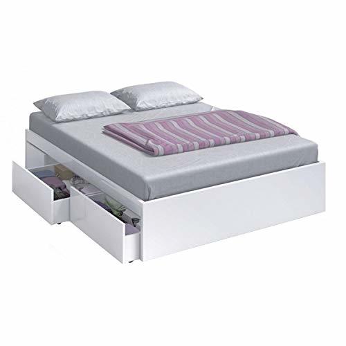 Social Habitdesign 006088BO - Cama con 4 cajones para somier 150 x 190