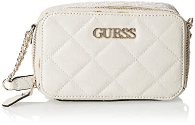 Lugar Guess Kamryn Crossbody Top Zip, Bolso Bandolera para Mujer, Negro