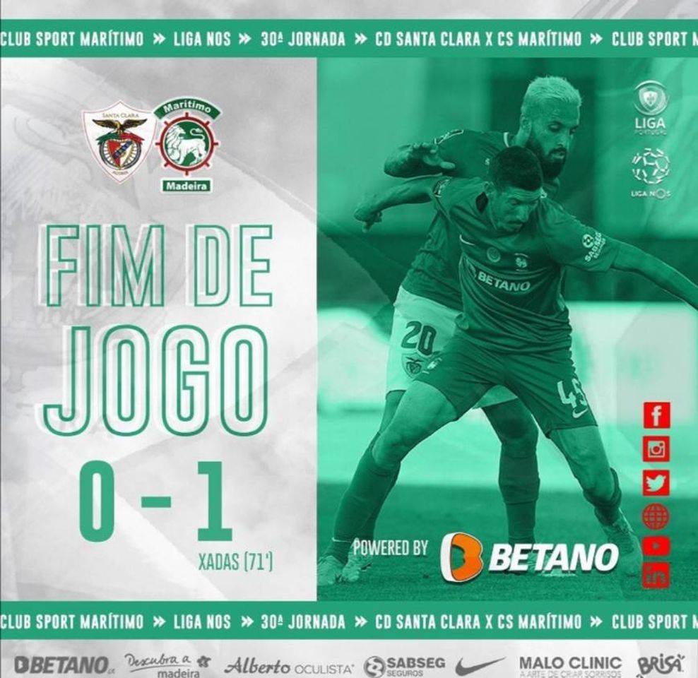 Social Santa Clara vs Marítimo 