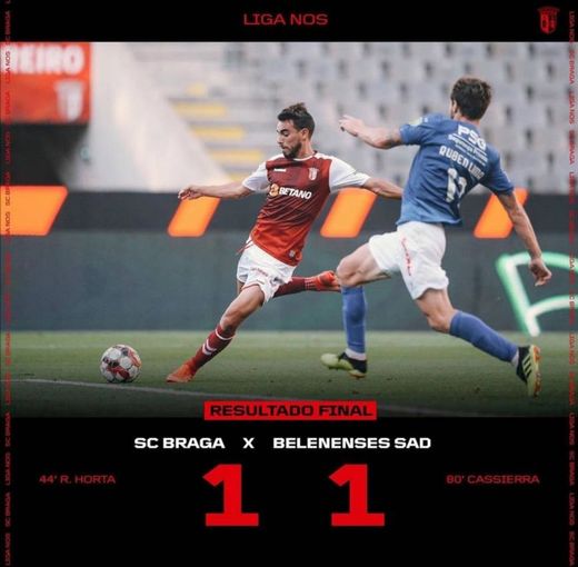 Braga vs Belenenses SAD