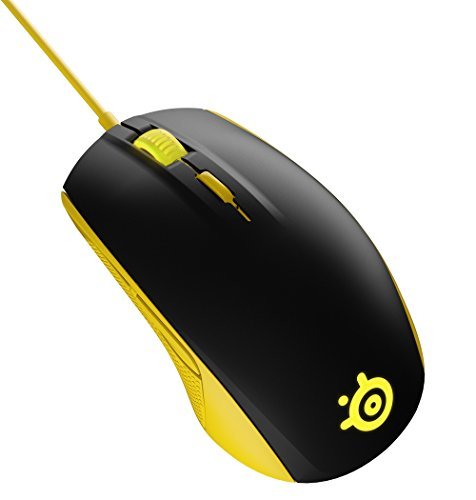 Electrónica SteelSeries Rival 100 - Ratón óptico de juego, iluminación RGB, 6 botones,