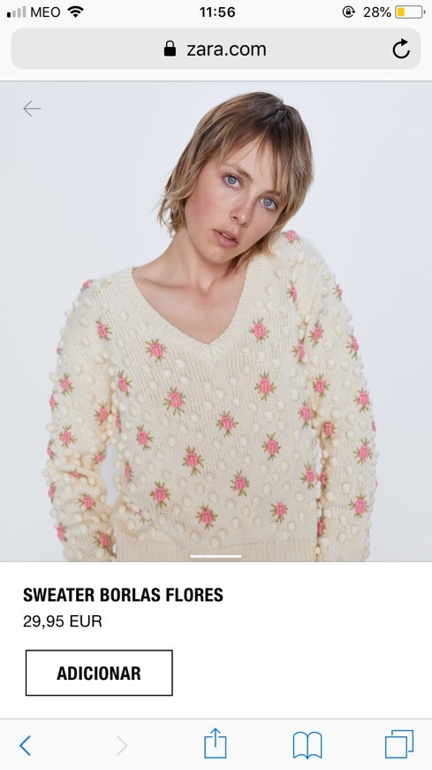 Producto Sweater bordados com flores ✨