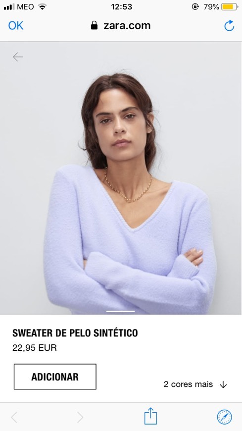 Moda Sweater de pelo sintético lilás ✨