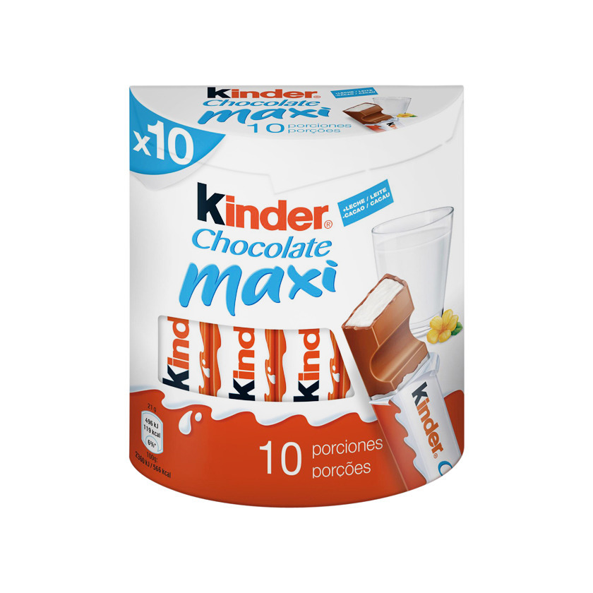 Producto Kinder Chocolate Barritas de Chocolate con Leche